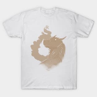 Dragon and Flame-Brown Version T-Shirt